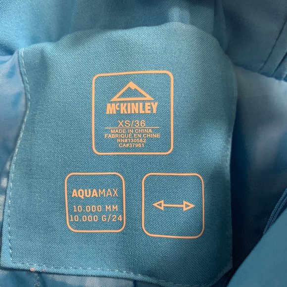 McKINLEY Men's Didi Insulated Pants - Blue Wave - Picture 3 of 7